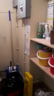 a cleaning cupboard