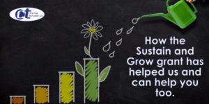 featured image of a blog about the benefits of the sustain and grow grant