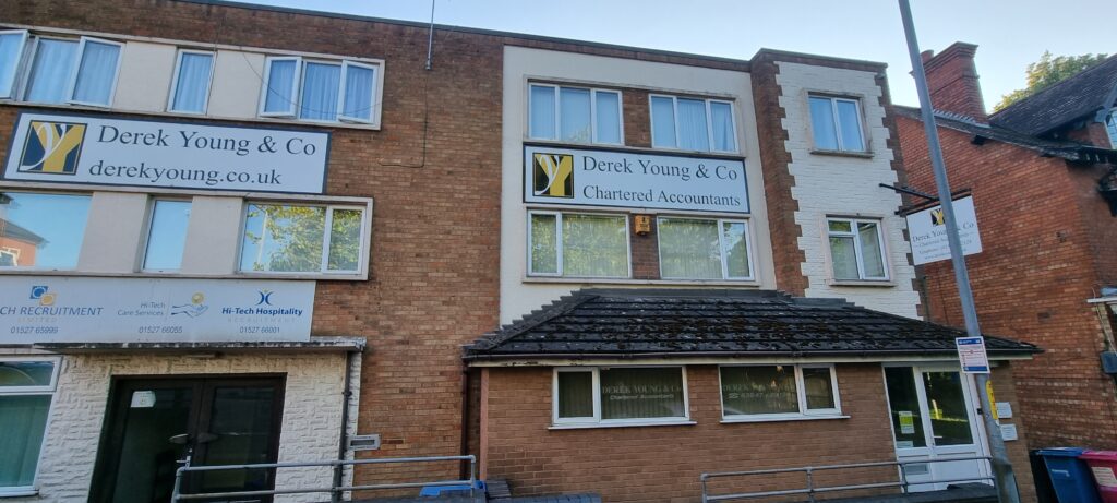 The front facade of the Derek Young and Co offices, where Cleaning Technique provides regular office cleaning